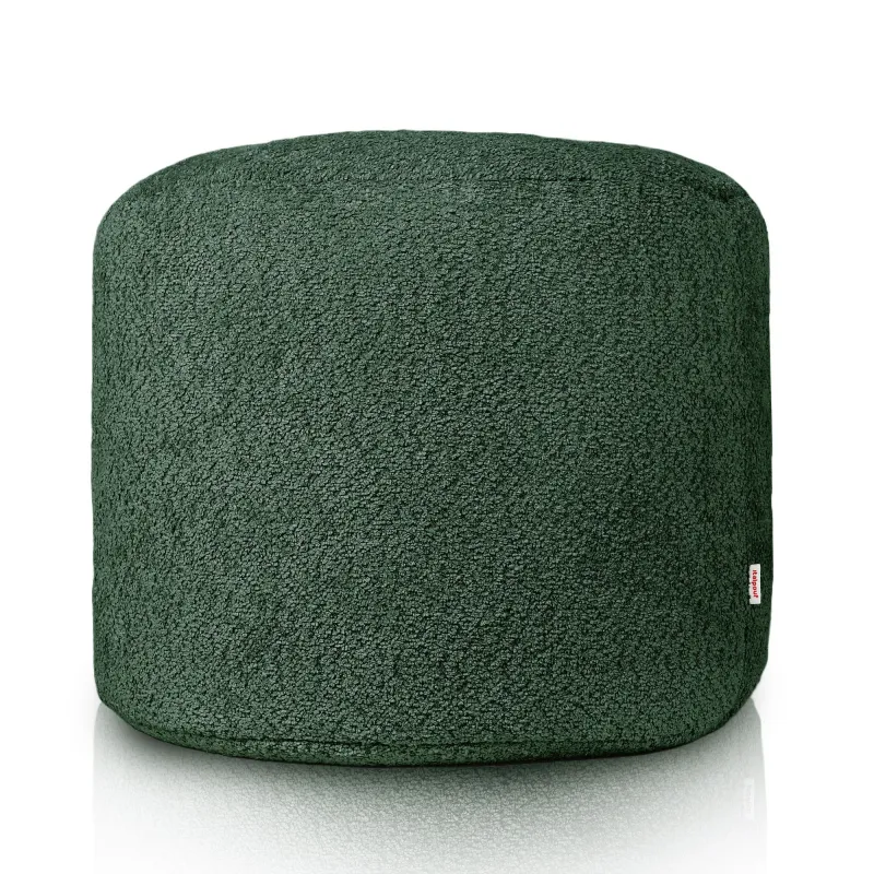 Pufa Okrągła Walec Cilindro - Boucle (Baranek) – widok 2