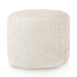 Pufa Okrągła Walec Cilindro - Boucle (Baranek)
