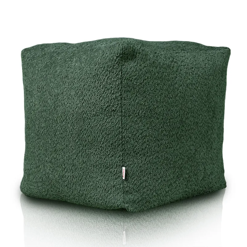 Pufa Kostka Kwadratowa - Boucle (Baranek) – widok 3