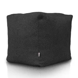 Pufa Kostka Kwadratowa - Boucle (Baranek) – widok 3