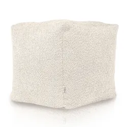 Pufa Kostka Kwadratowa - Boucle (Baranek) – widok 3