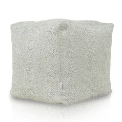 Pufa Kostka Kwadratowa - Boucle (Baranek) – widok 3