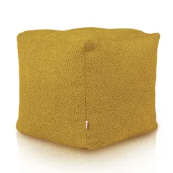 Pufa Kostka Kwadratowa - Boucle (Baranek)
