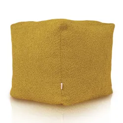 Pufa Kostka Kwadratowa - Boucle (Baranek) – widok 3