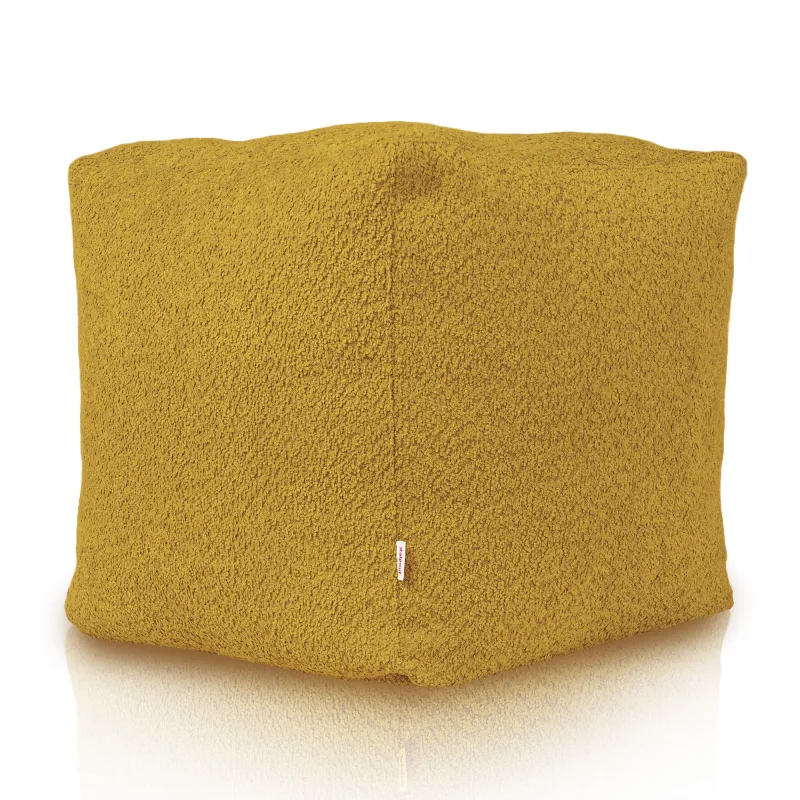 Pufa Kostka Kwadratowa - Boucle (Baranek) – widok 3
