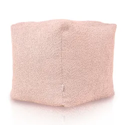 Pufa Kostka Kwadratowa - Boucle (Baranek) – widok 3