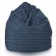 Granatowa pufa worek sako XXL stripe