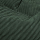 Ciemnozielona Poducha stripe