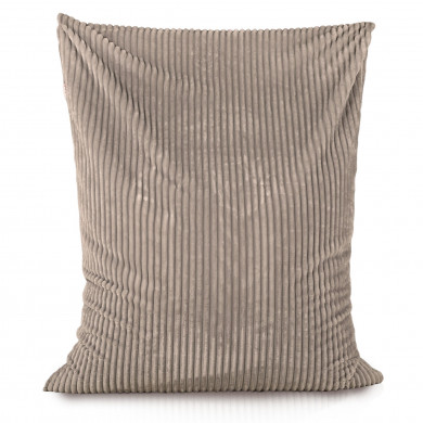 Beżowa Wielka Poducha stripe
