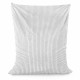 Biała Wielka Poducha stripe