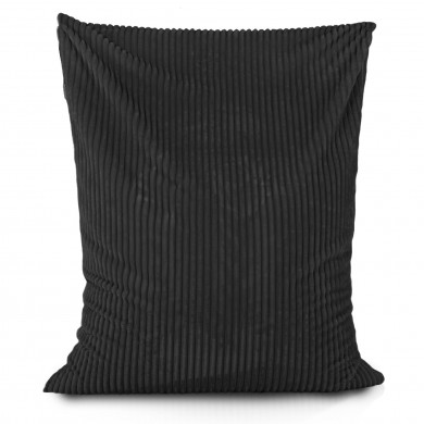 Czarna Wielka Poducha stripe