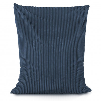 Granatowa Wielka Poducha stripe