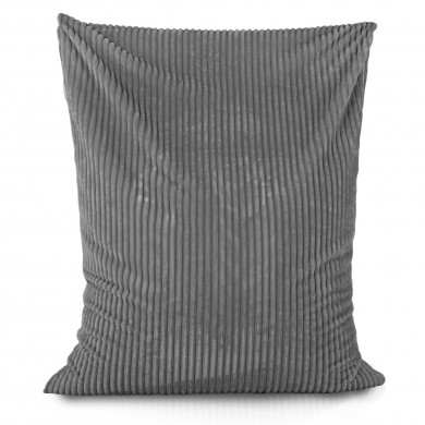 Szara Wielka Poducha stripe