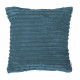 Niebieska kwadratowa poduszka dekoracyjna stripe