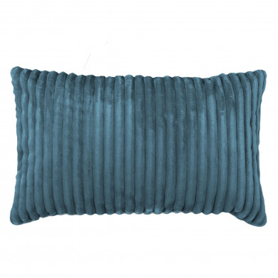Niebieska prostokątna poduszka dekoracyjna stripe