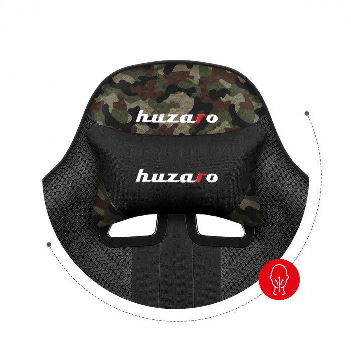 Poduszka lędźwiowa do fotela gamingowa Huzaro Force 4.7 Camo Mesh