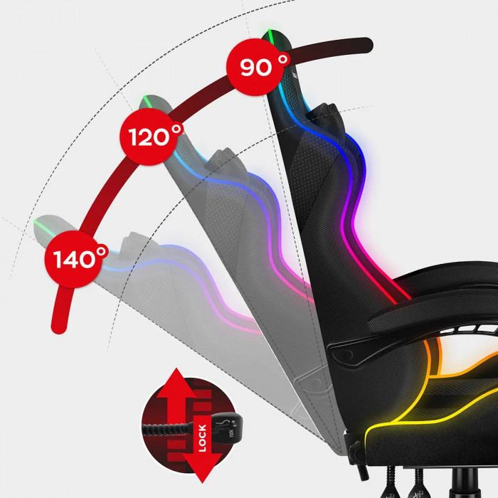 Poduszka mięśni karku do fotela Huzaro Force 4.7 RGB Mesh