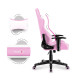 Fotel Gamingowy dla dziecka Huzaro RANGER 6.0 Pink