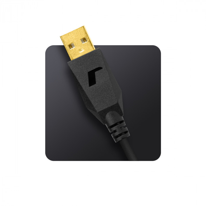 Wtyczka usb powlekana złotem