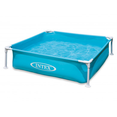 Basen ogrodowy stelażowy dla dzieci 122 x 122 x 30 cm INTEX 57173