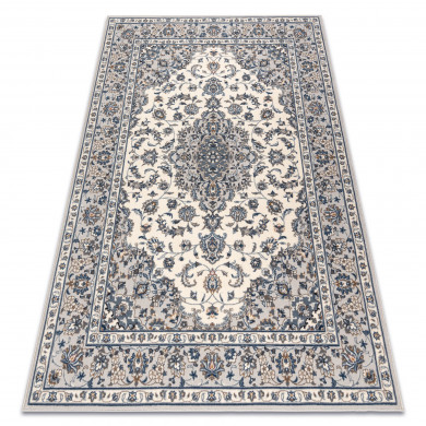 Dywan NAIN Ramka ornament 7335/51935 beż / granat