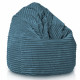 Niebieska pufa worek sako stripe