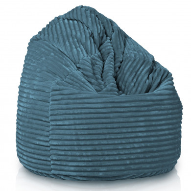 Niebieska pufa worek sako stripe
