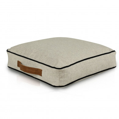 CottonEdge Classic 46x46 – poduszka podłogowa z lamówką