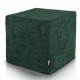 Pufa Bouclé Cube Forest Green