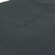 Podnóżek Patch Gray – okrągły, ekoskóra szara, patchworkowy minimalizm
