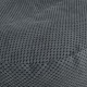 Podnóżek Velvet Dot Graphite – okrągły, patchworkowy, strukturalny welur szary