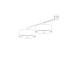 Lampa sufitowa HAWK GRAY VI 6541