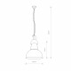Lampa wisząca Retro Loft HIGH-BAY black 5067 | Czarny 5067