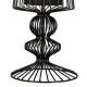 Druciana lampa stołowa AVEIRO Black wys. 43cm 5411