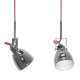 Lampa nad wyspę chrom AXE III czerwone 5445