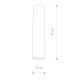 EYE graphite M SPOT SUFITOWY 24cm 5464