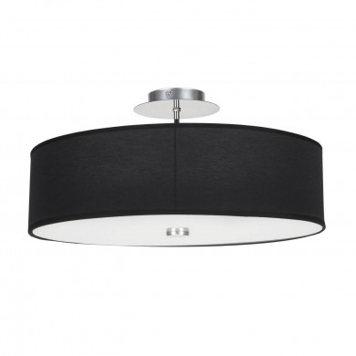 Lampa sufitowa plafon VIVIANE śr 50cm czarny 6390