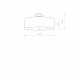 Lampa sufitowa VIVIANE WHITE plafon 50cm 6391