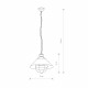 Lampa wisząca loft GARRET S 6443