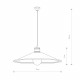 Lampa loft wisząca GARRET M śr. 50cm 6444