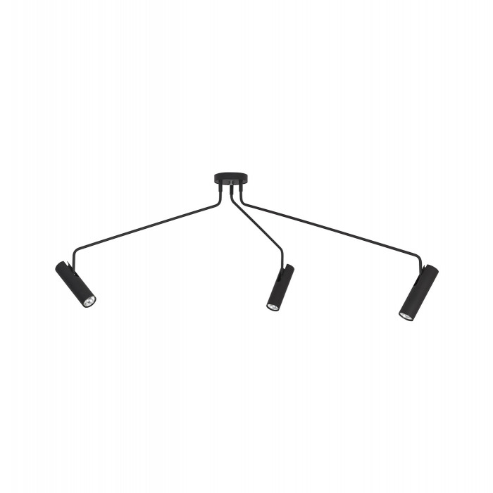 Lampa sufitowa EYE SUPER BLACK III 3x czarna 6504