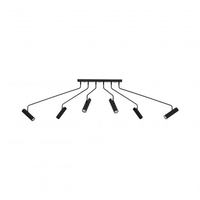 Lampa sufitowa EYE SUPER BLACK VI 6505