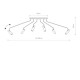 Lampa sufitowa EYE SUPER BLACK VI 6505