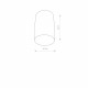 Lampa sufitowa/spot POINT PLEXI BLACK L śr.13cm 6530