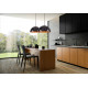 Wisząca HEMISPHERE HIT BLACK-GOLD 33,5cm 6777