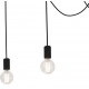Wisząca pająk SPIDER BLACK x5 retro 6788