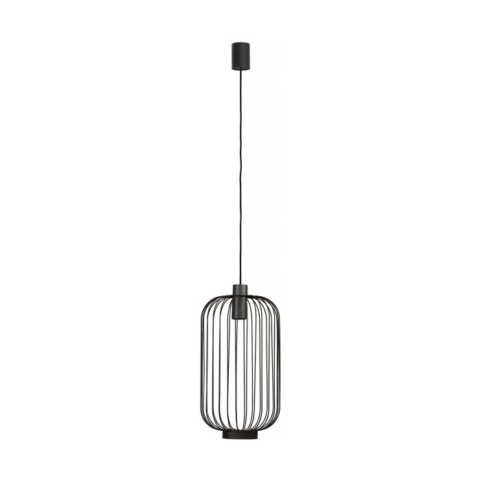 Lampa wisząca CAGE BLACK klatka czarna 6844