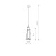 Lampa LOFT wisząca WORKSHOP A zwis 150cm 6337