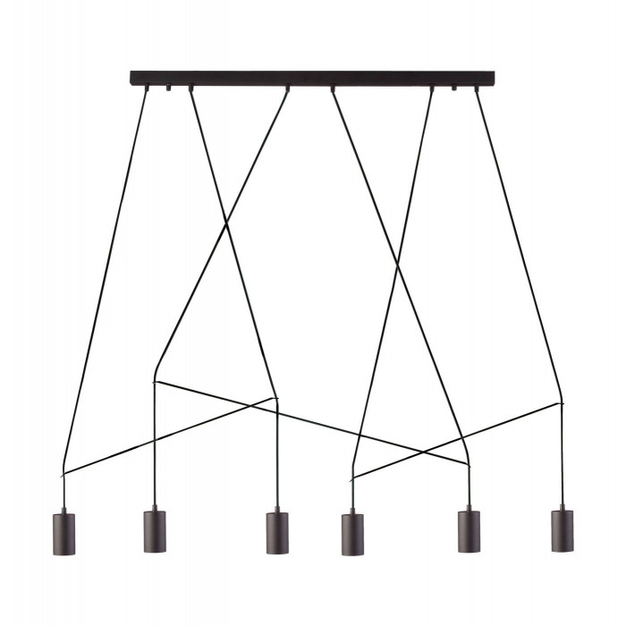 Lampa wisząca IMBRIA BLACK VI listwa