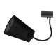 Kinkiet / sufitowa FLEX SHADE BLACK I czarny abażur 9758